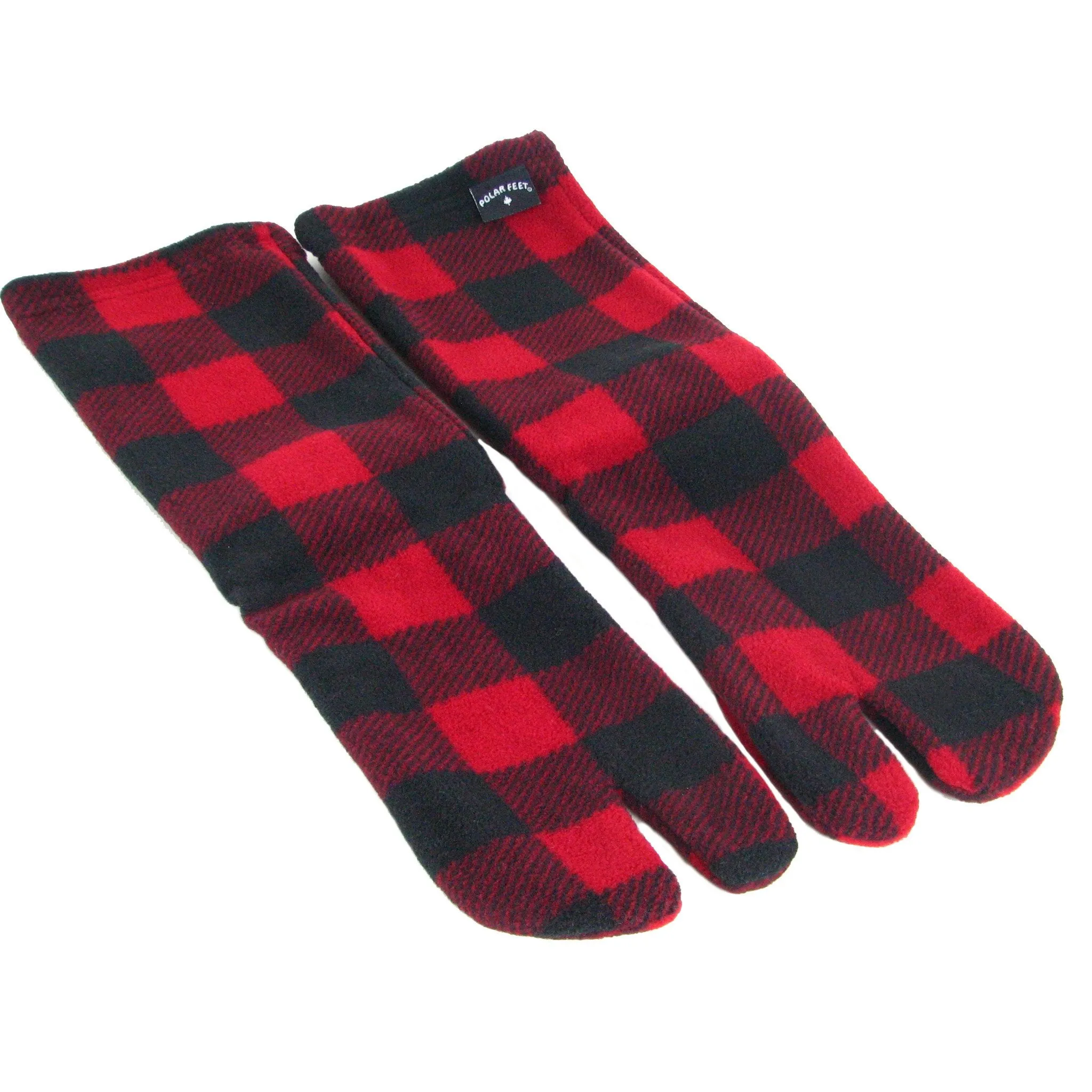 Polar Feet Fleece Tabi Socks - Lumberjack