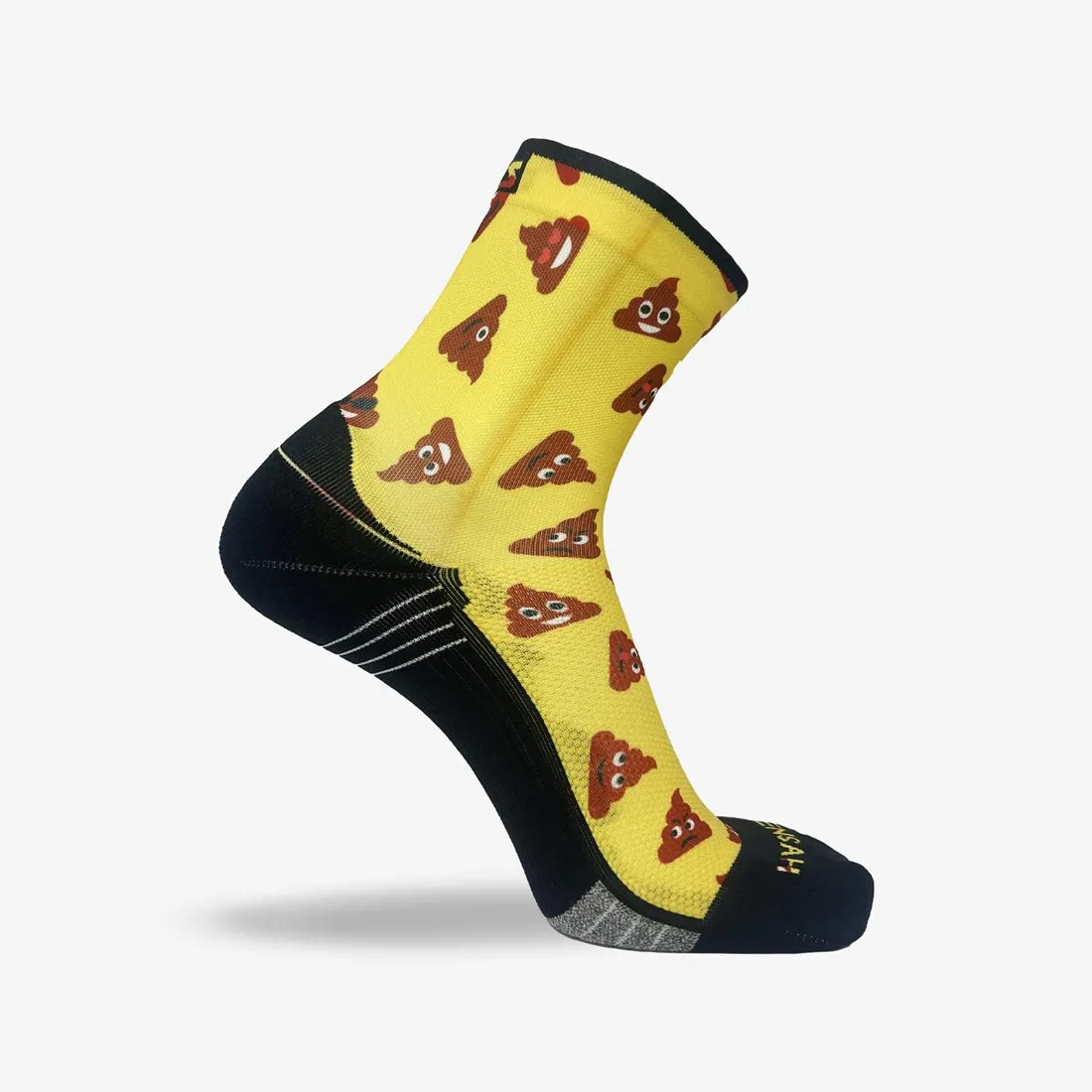 Poop Emojis Running Socks (Mini-Crew)