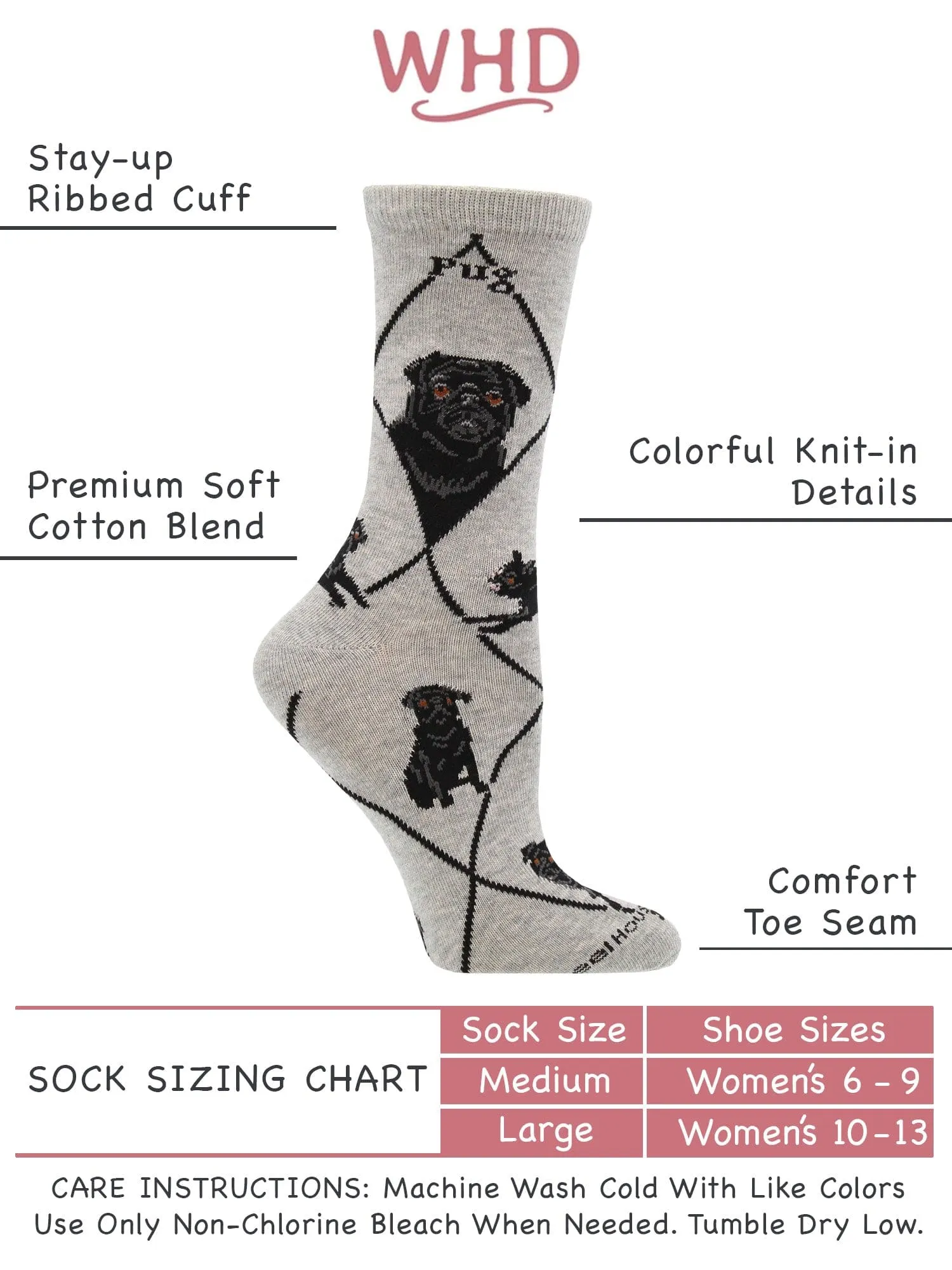 Pug Socks Perfect Dog Lovers Gift