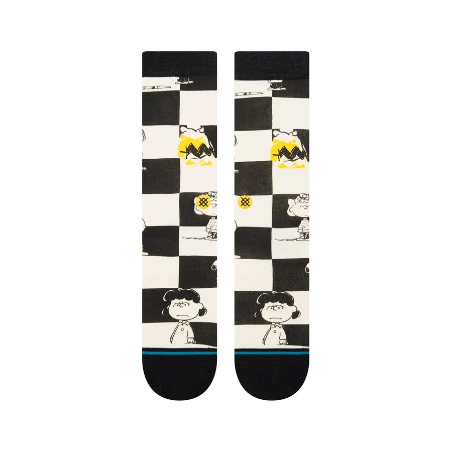 "Checked"  Stance x Peanuts Cotton Crew Socks