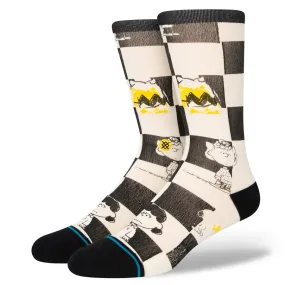 "Checked"  Stance x Peanuts Cotton Crew Socks