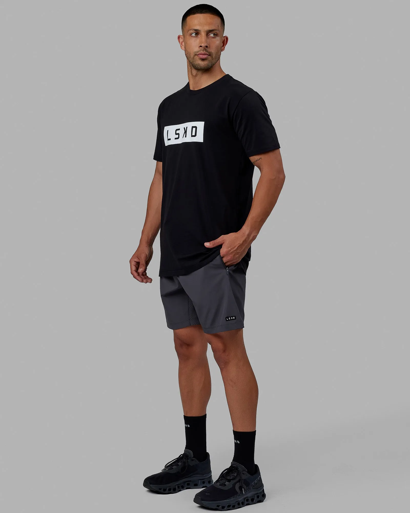 Rep 7'' Performance Short - Asphalt