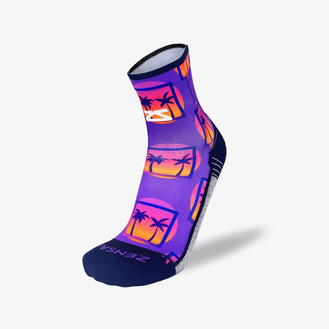 Retro Palms Socks (Mini-Crew)