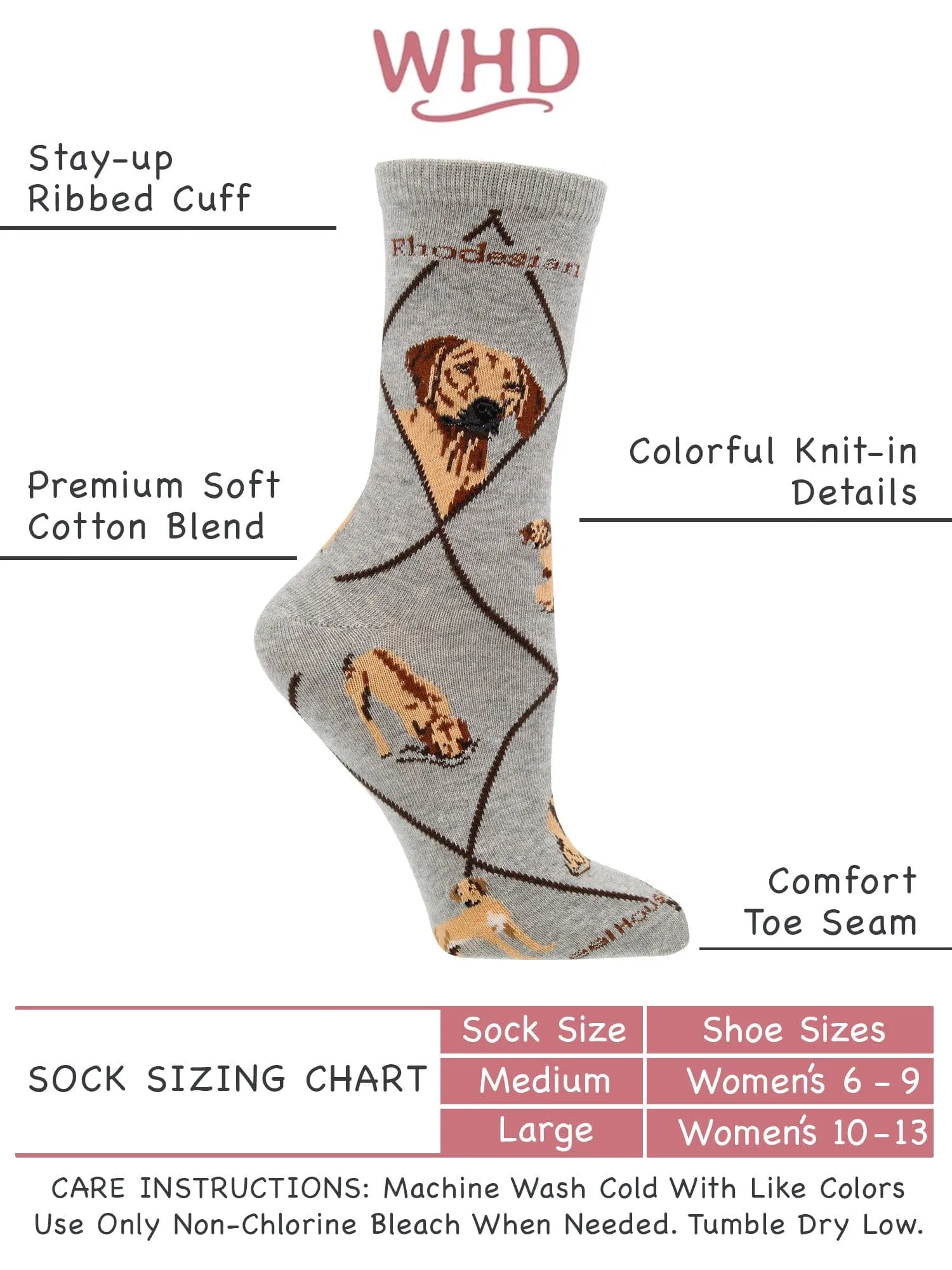 Rhodesian Ridgeback Socks Perfect Dog Lovers Gift