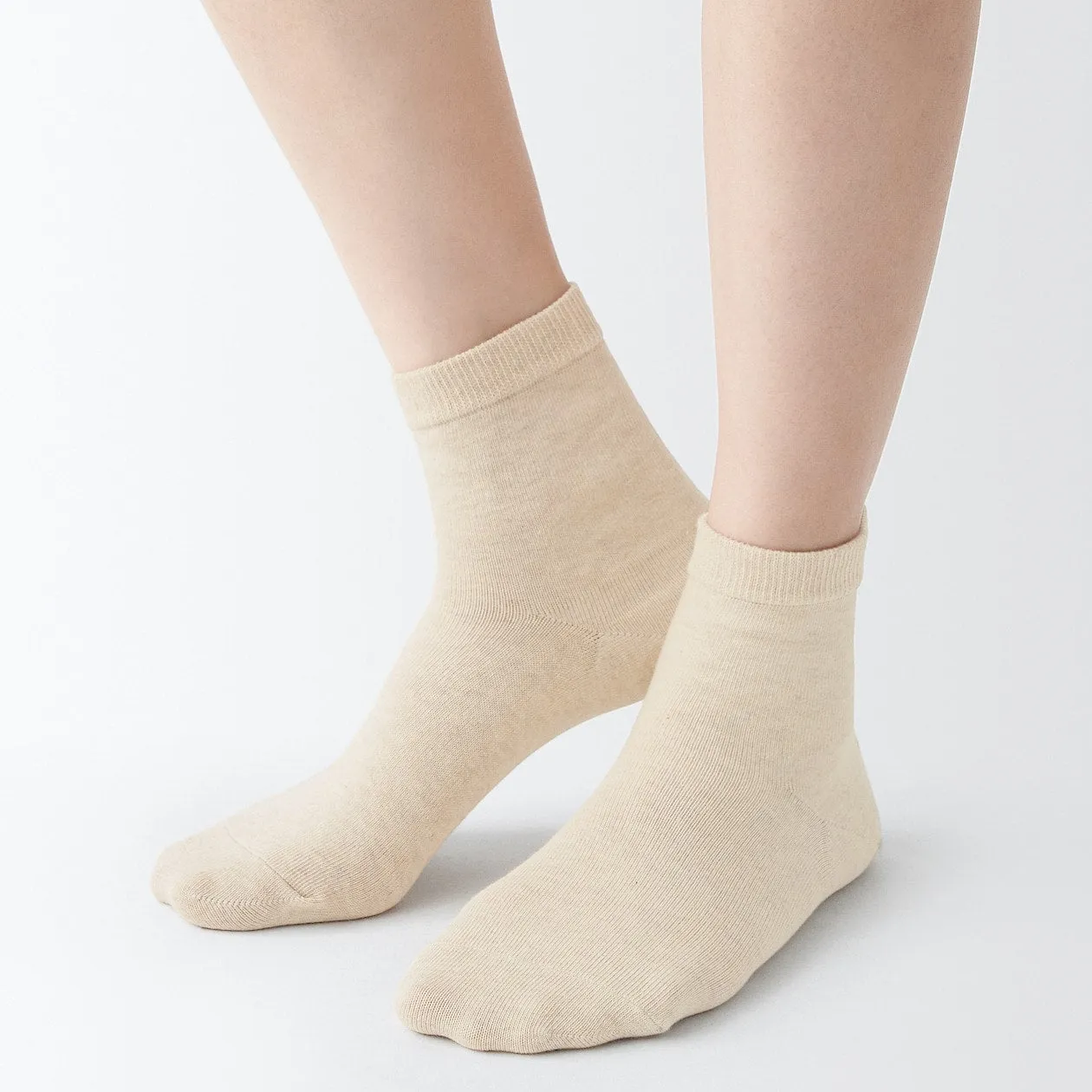 Right Angle 3 Layer Loose Top Short Socks