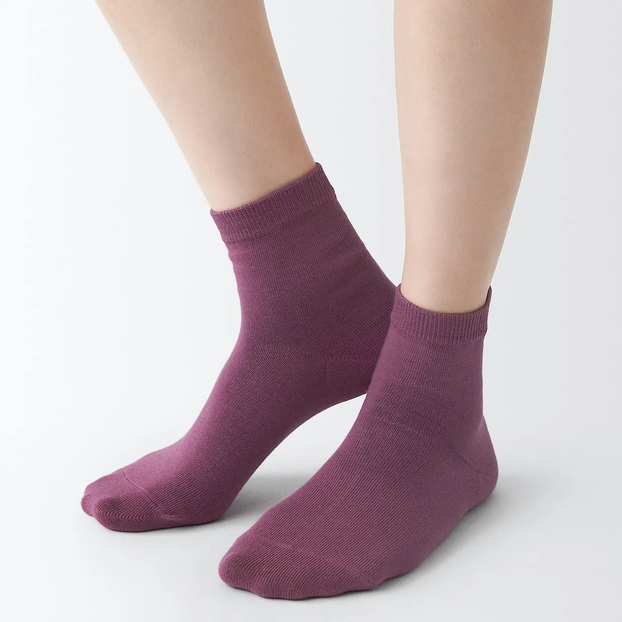 Right Angle 3 Layer Loose Top Short Socks