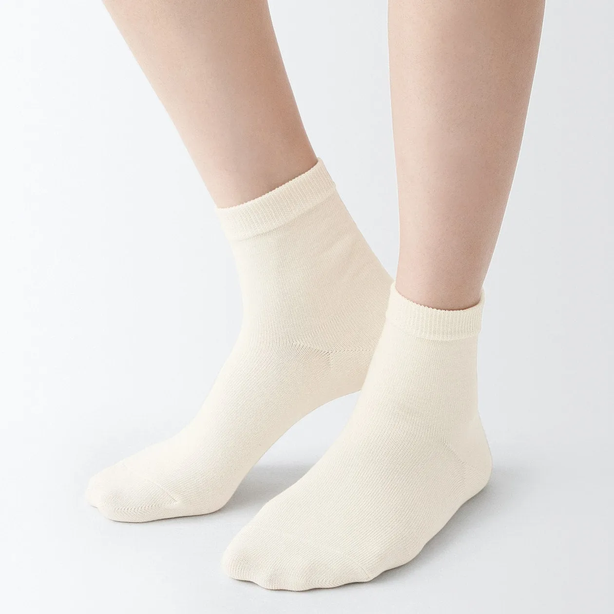 Right Angle 3 Layer Loose Top Short Socks