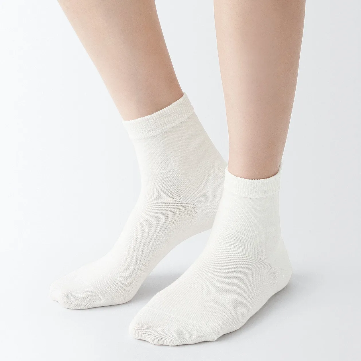 Right Angle 3 Layer Loose Top Short Socks