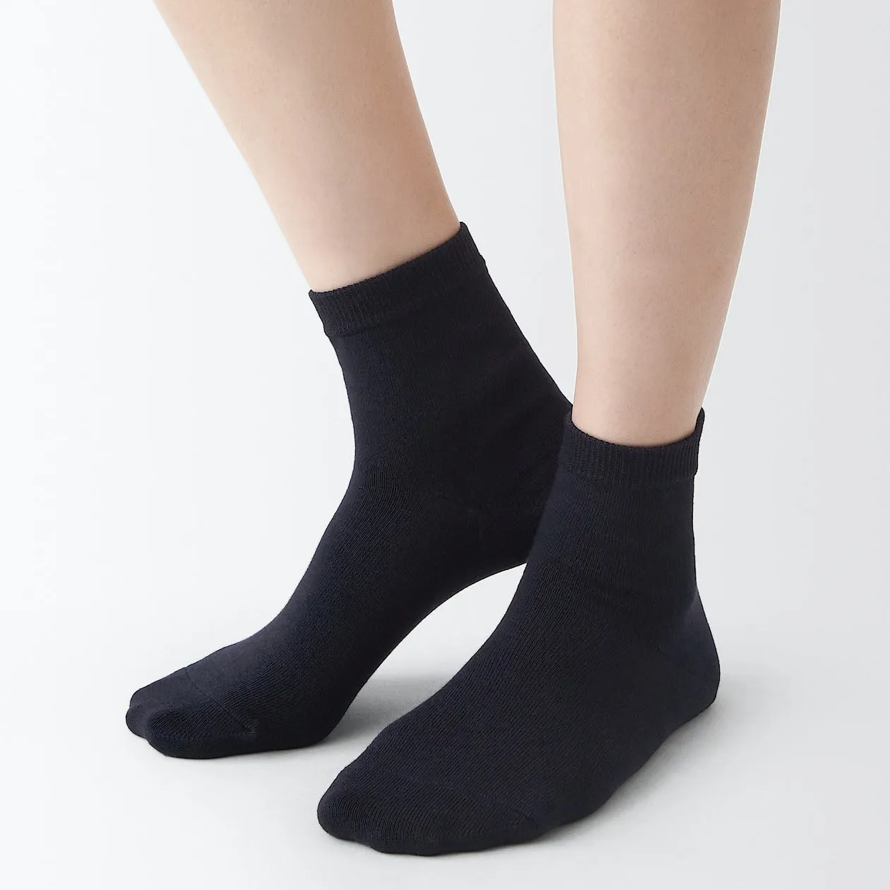 Right Angle 3 Layer Loose Top Short Socks