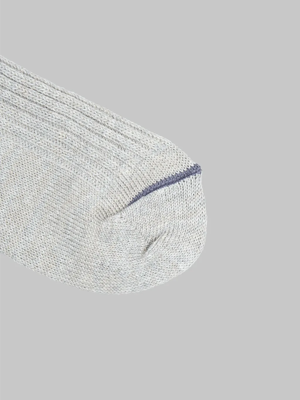 ROTOTO Hemp Organic Cotton Stripe Gray/Purple Haze