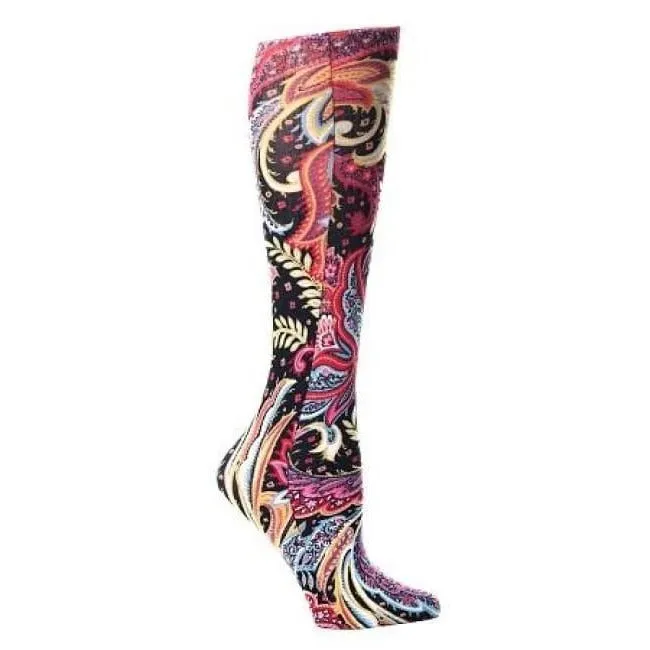 Sale Lightweight Patterned Compression Socks in Lexi in Regular & Plus Sizes