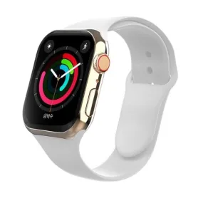 Silicone Sports Band for Apple Watch 45mm - White