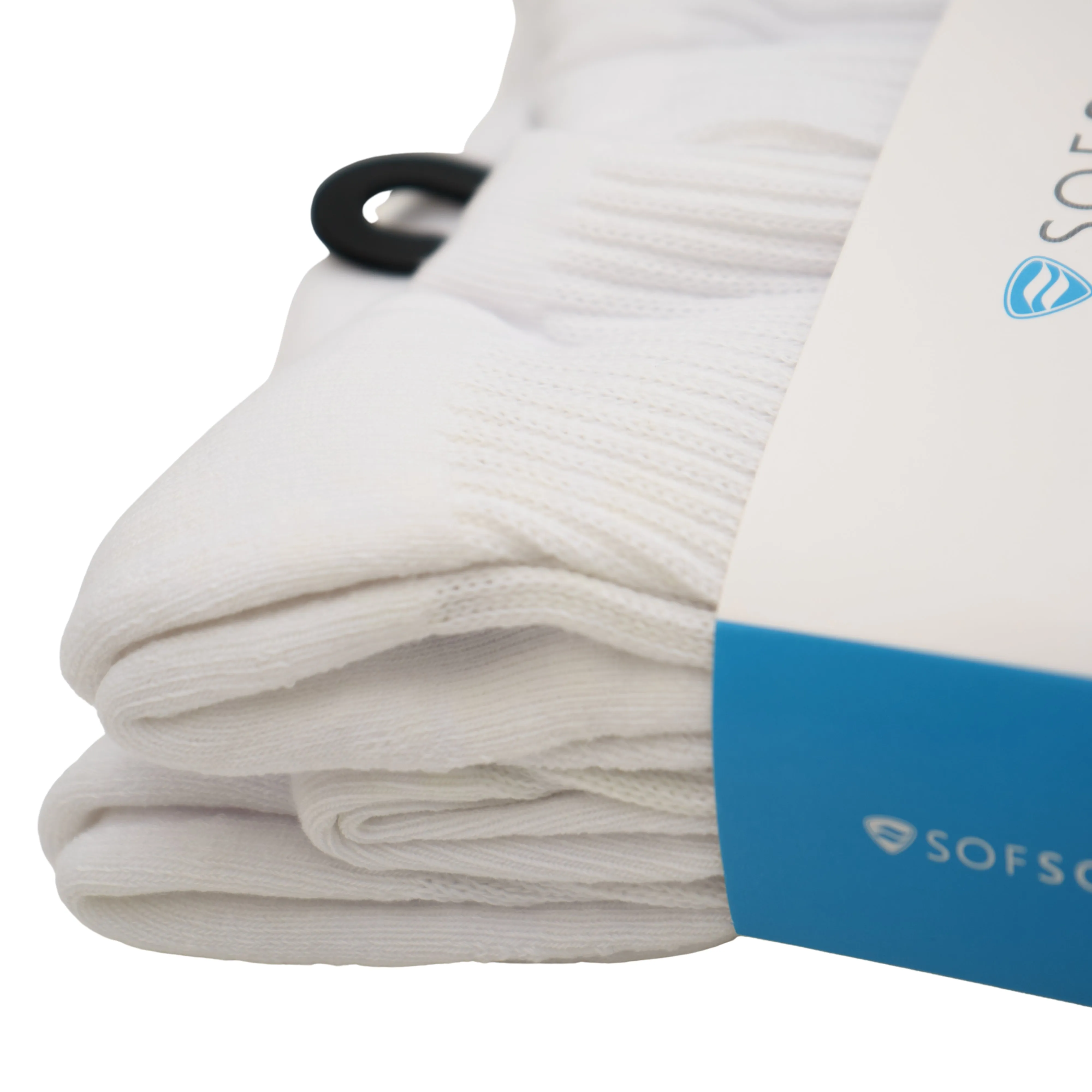 Sof Sole Comfort Casual Poly Blend Cushion Crew - White