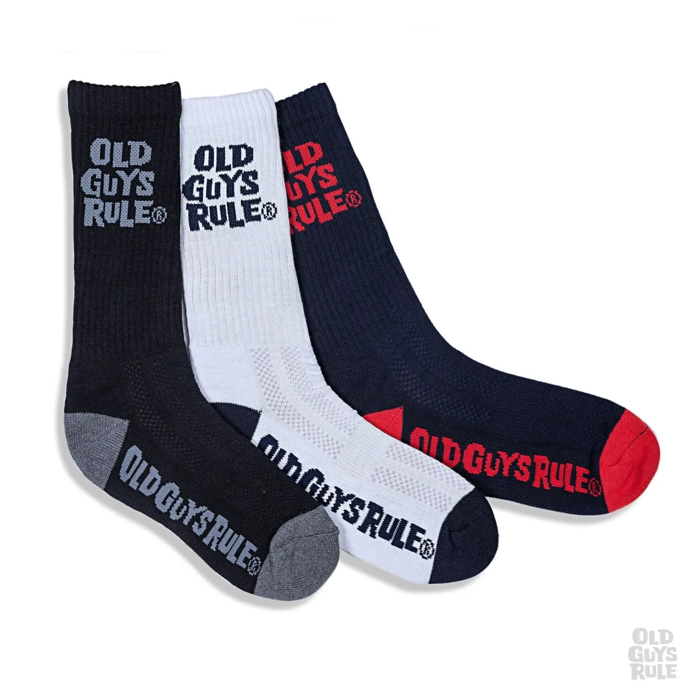 'Stacked Logo' Sports Sock - Black