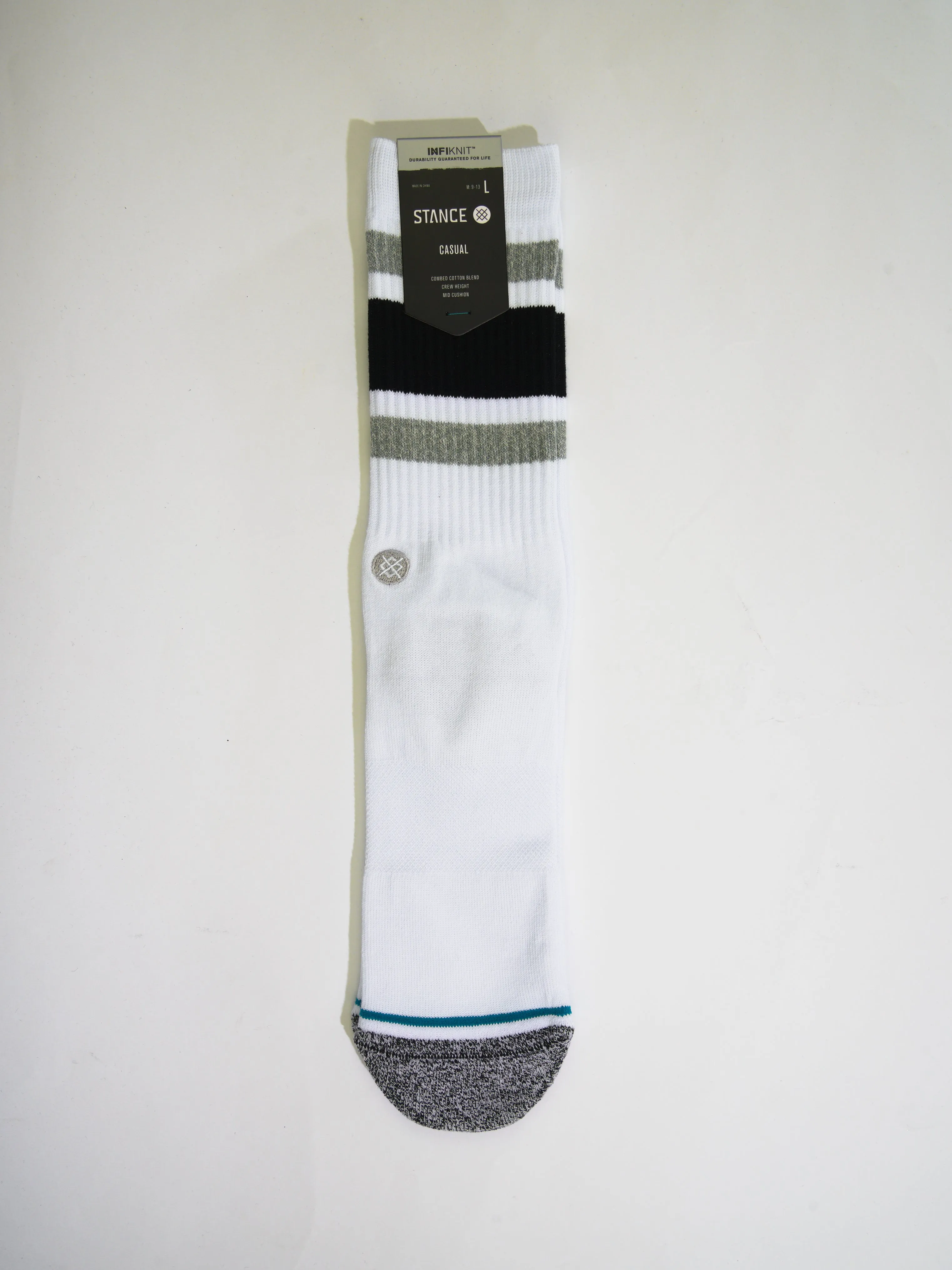 Stance - Boyd St Infiknit Performance Socks - White / Black