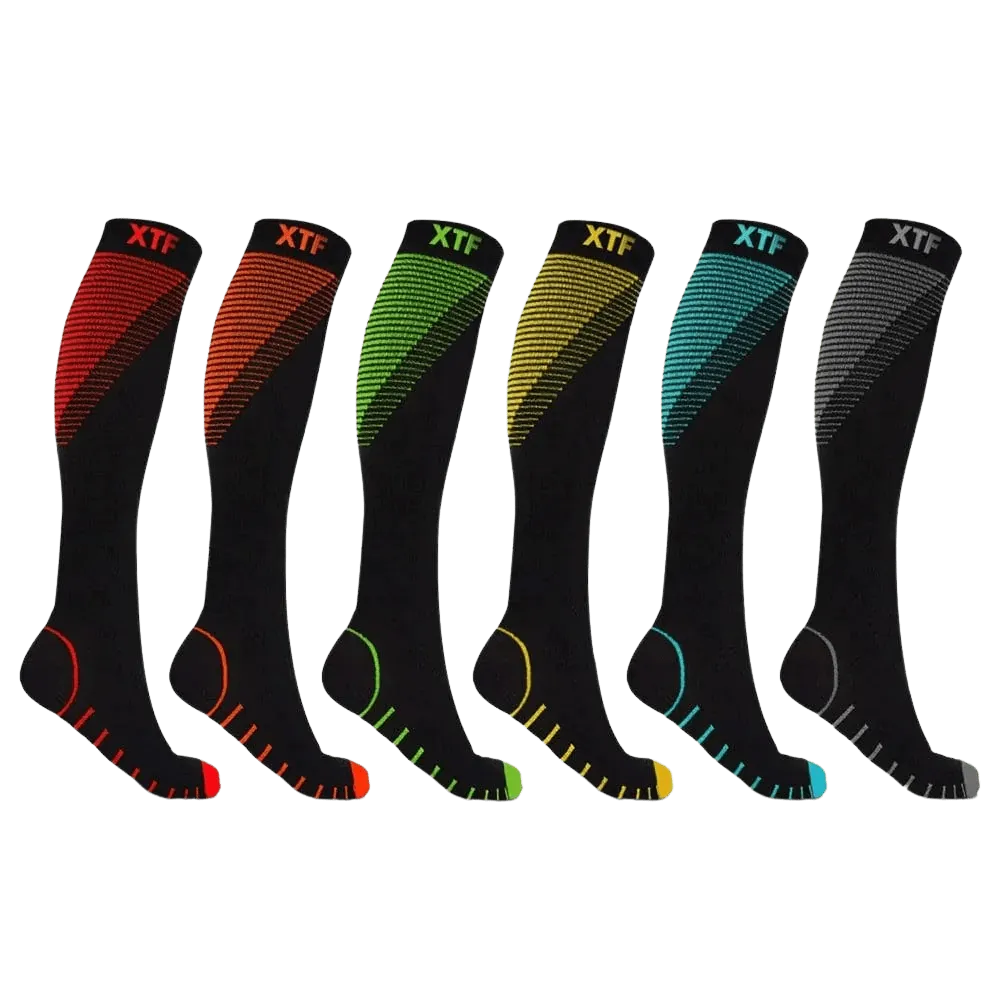 Super Lite Athletic Graduated Socks (6-Pairs)