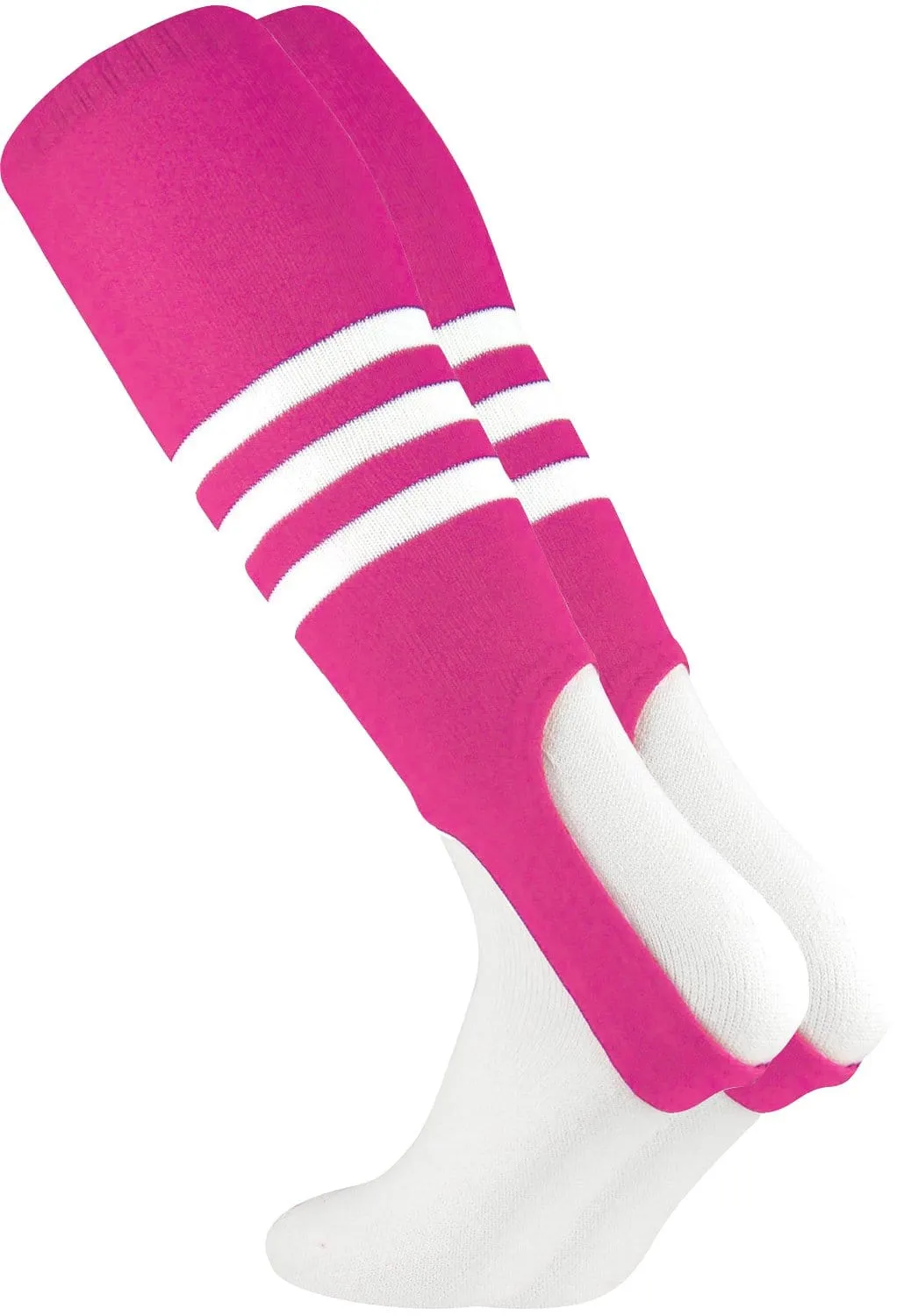 TCK Striped Baseball Stirrups 7 Inch Pattern B