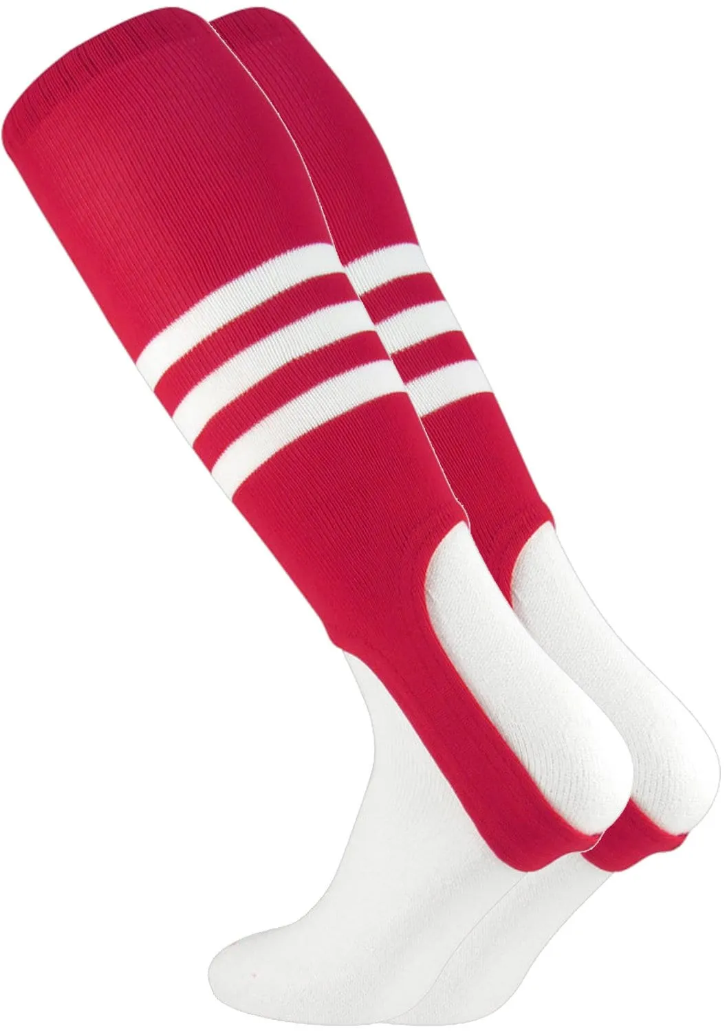 TCK Striped Baseball Stirrups 7 Inch Pattern B