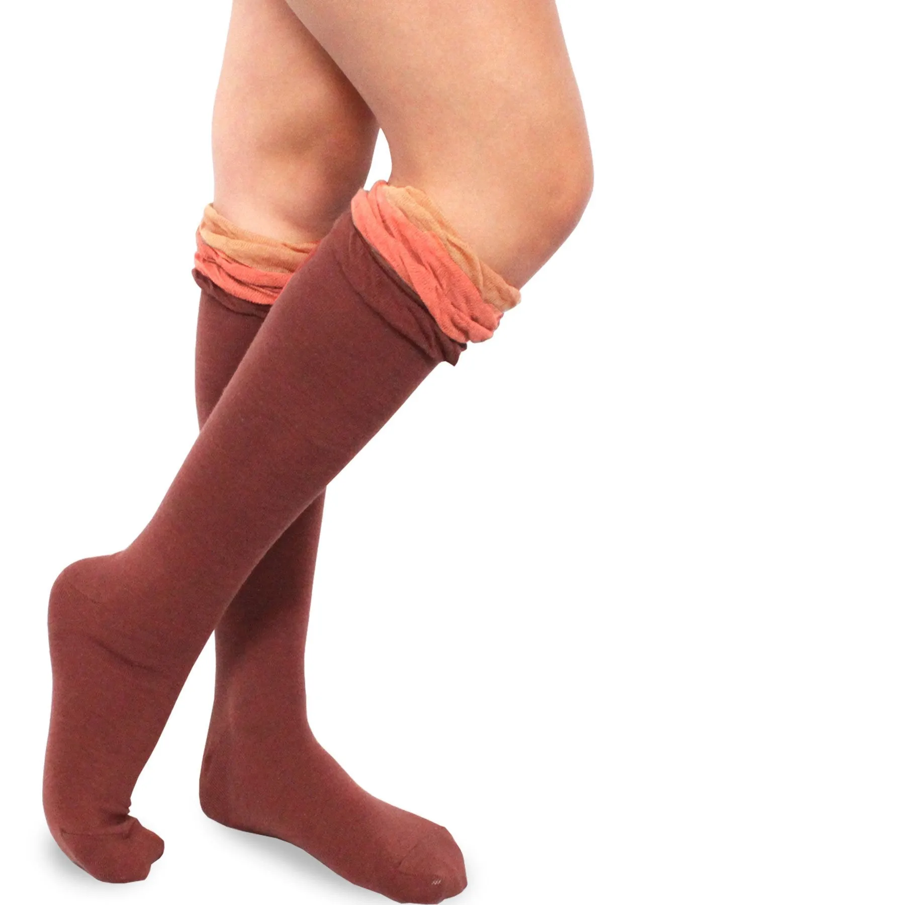 TeeHee Socks Women's Casual Cotton Knee High Original 3-Pack (11144)