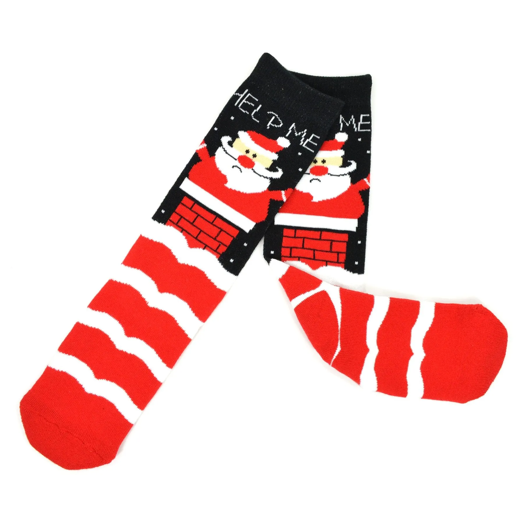 TeeHee Socks Women's Christmas Cotton Crew Ugly Santa (W1426)