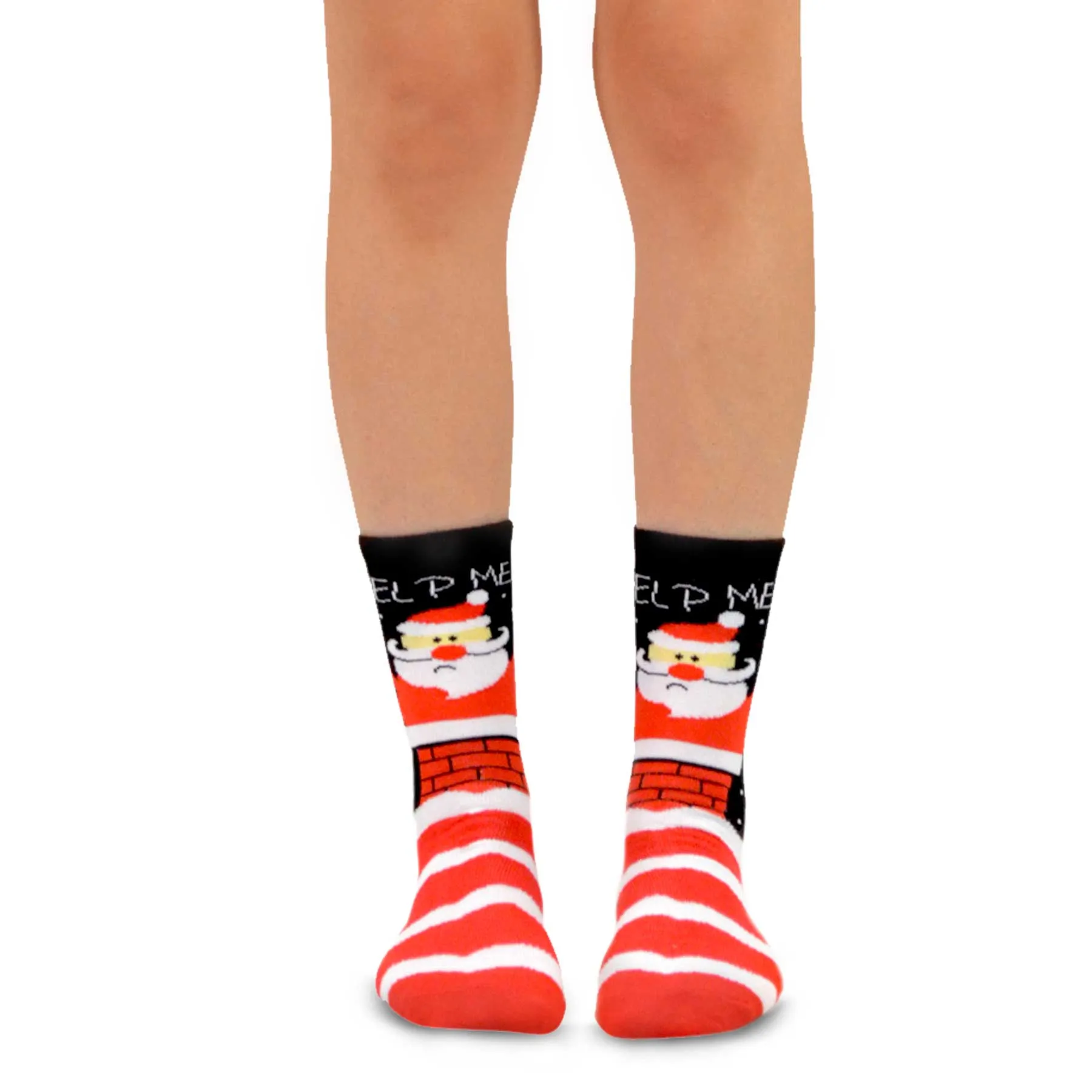 TeeHee Socks Women's Christmas Cotton Crew Ugly Santa (W1426)