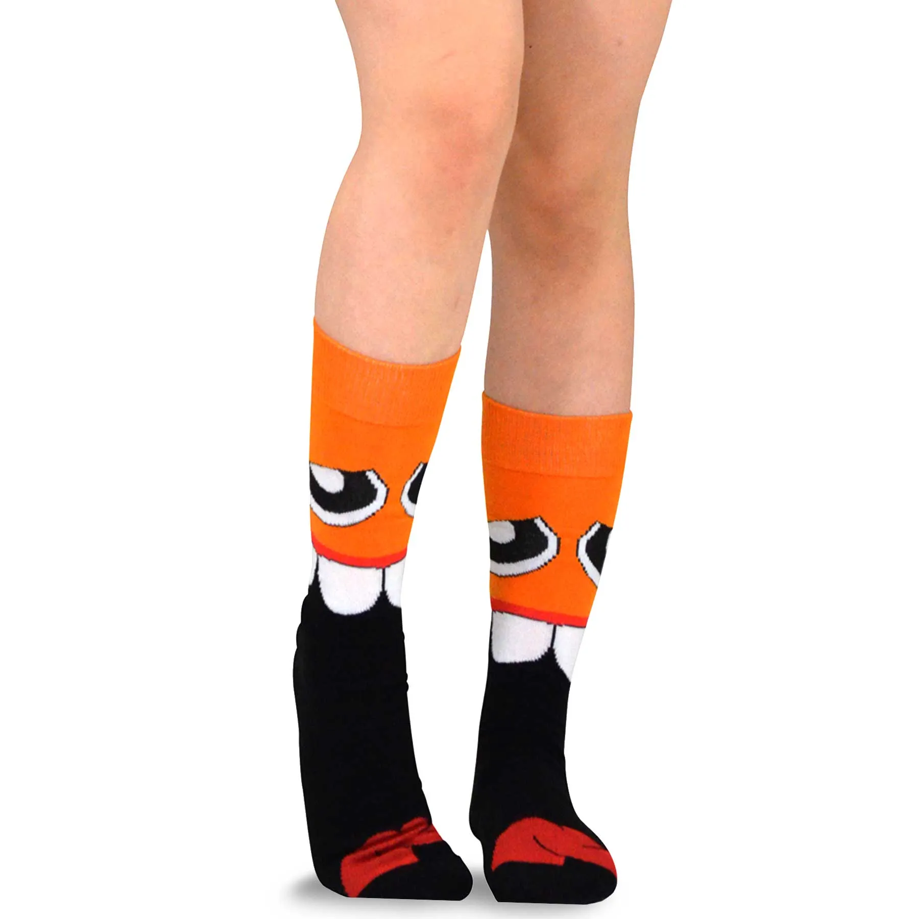 TeeHee Socks Women's Novelty Cotton Crew Monsters A 5-Pack (12085)