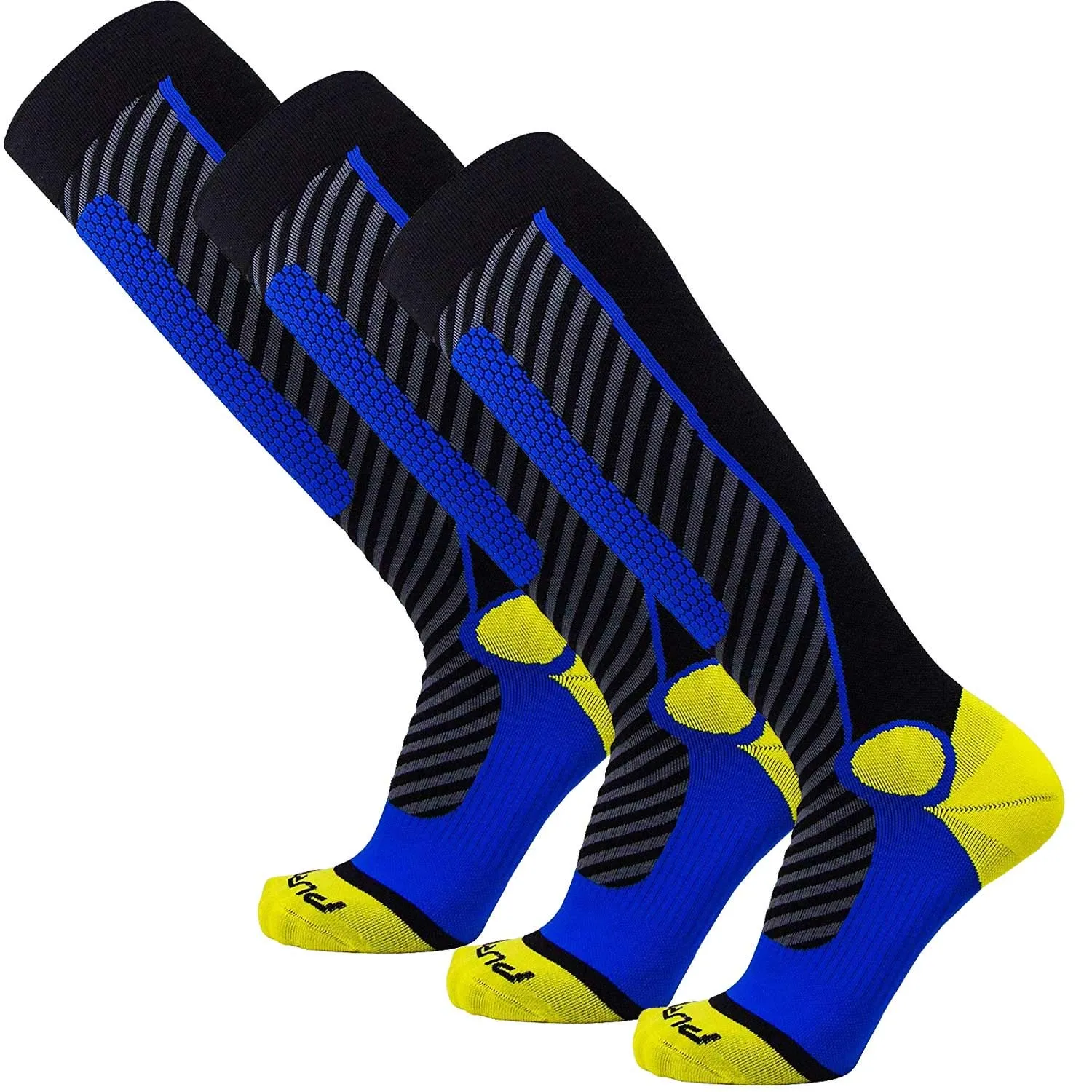 Thermal Striped Ski Socks