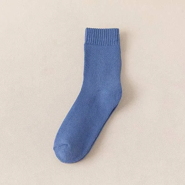 Thick Candy Color Cotton Socks 37393801C