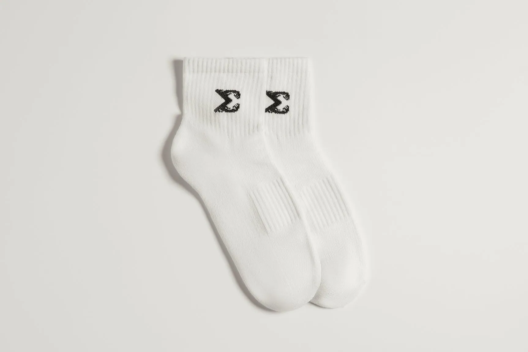 White Short Crew Socks