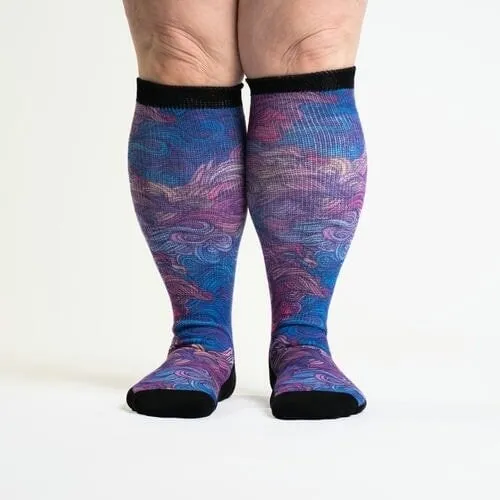 Wild Winds Non-Binding Diabetic Socks