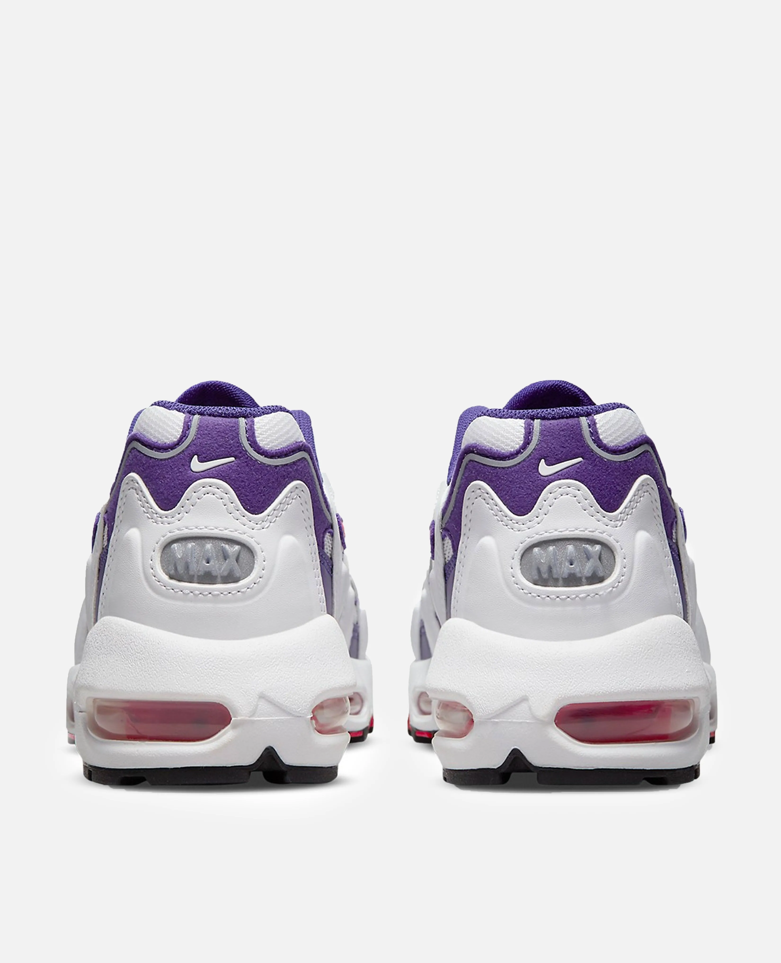 WMNS Nike Air Max 96 II (White/Comet Red-Grape Ice)