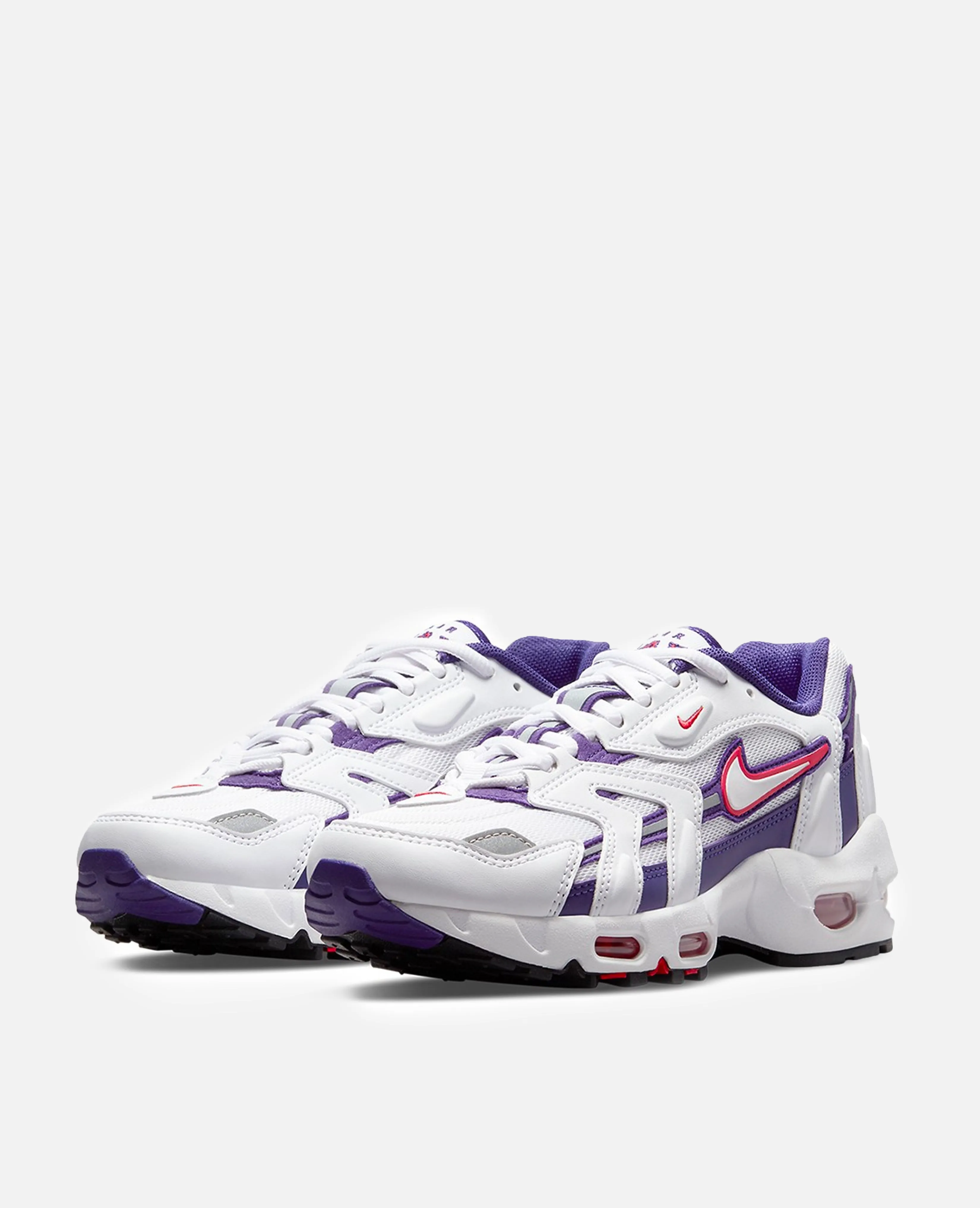 WMNS Nike Air Max 96 II (White/Comet Red-Grape Ice)