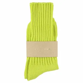 Women Crew Socks - Lemon