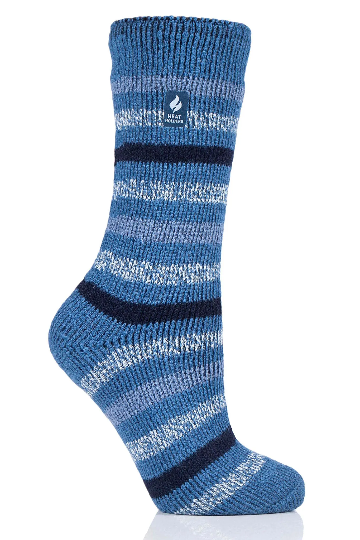 Women's Rosebud Multi Twist Stripe Crew Socks