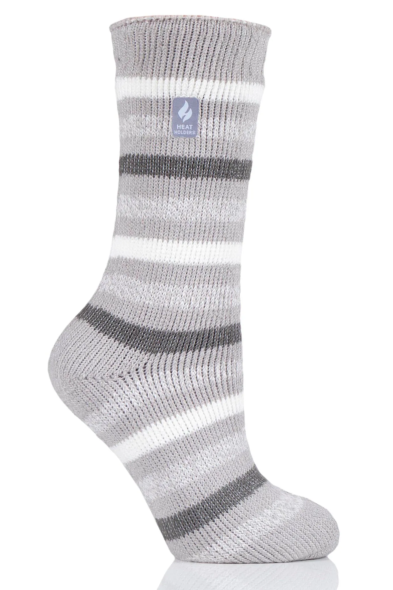 Women's Rosebud Multi Twist Stripe Crew Socks