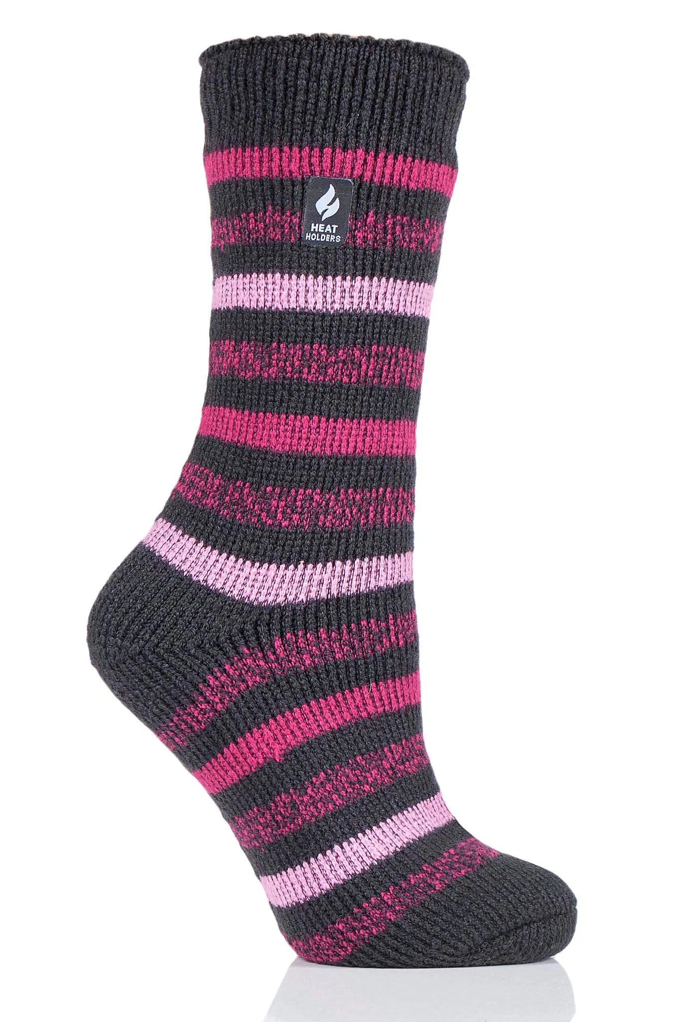 Women's Rosebud Multi Twist Stripe Crew Socks