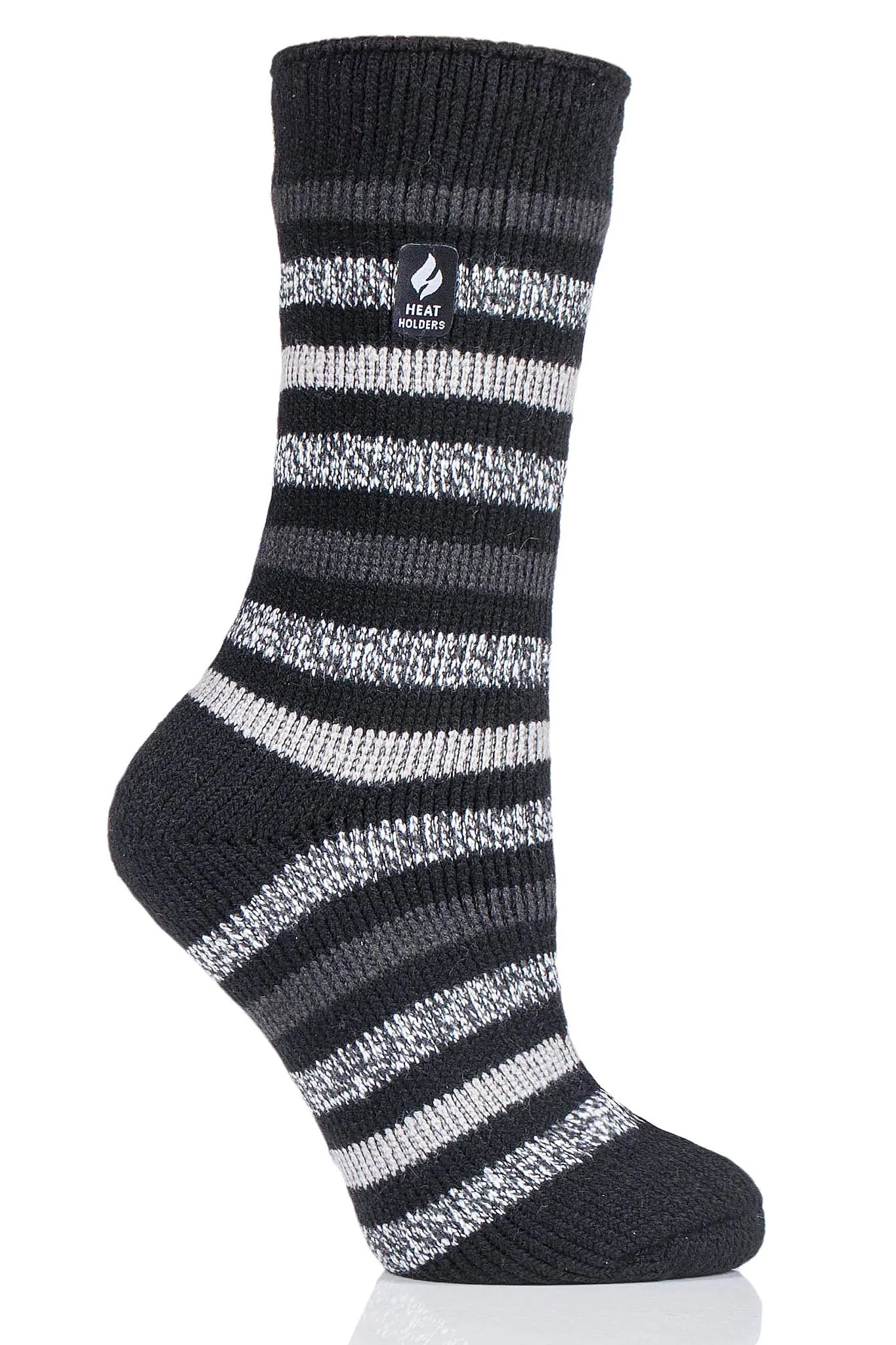 Women's Rosebud Multi Twist Stripe Crew Socks