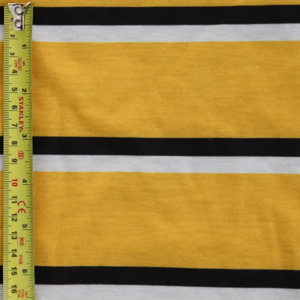 Yellow Stripe Print(60C)